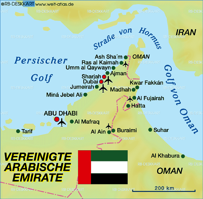 the world dubai map. World Atlas - Map of United