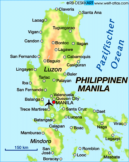 map of philippines boracay. World Atlas - Map of Manila /