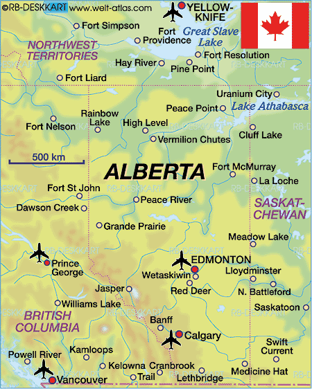 Map of Alberta Canada Keywords for this Map MapContent