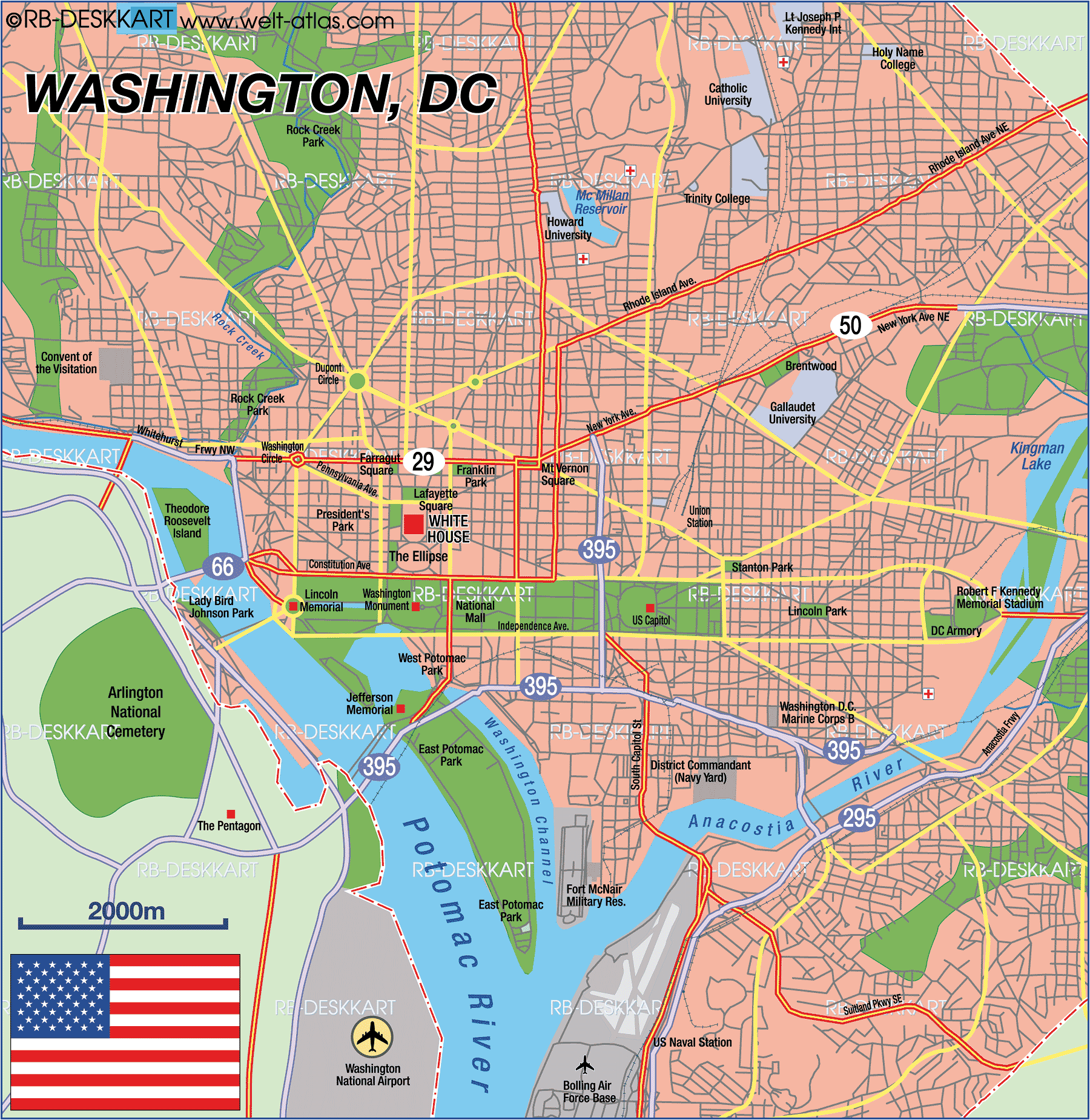 Us Map Potomac River