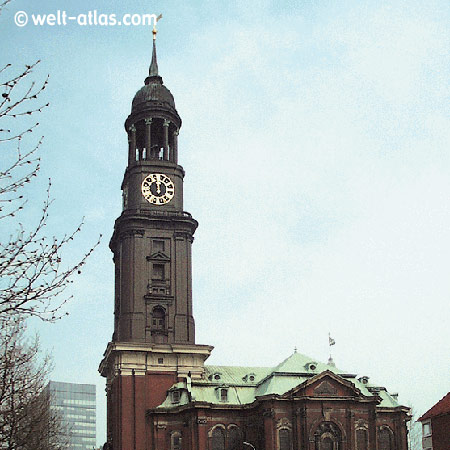 Kirche St. Michaelis, Michel, Wahrzeichen, Hamburg