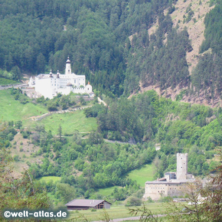 Die Fürstenburg und das Kloster Marienberg, Benediktinerkloster in Burgeis im Vinschgau