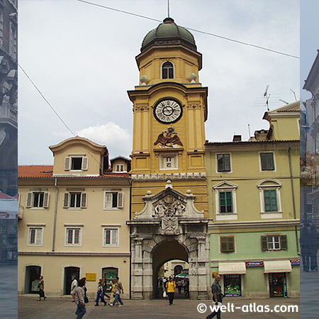 Der Stadtturm von Rijeka