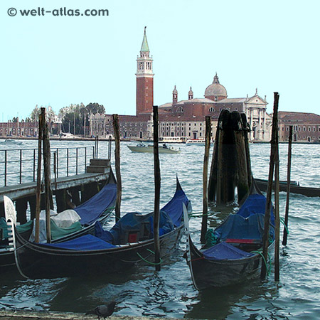 Venice, gondola, San Giorgio Maggiore