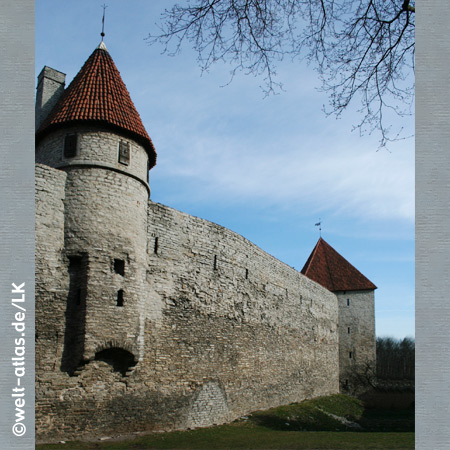 City wall, Tallinn, Estonia