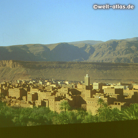 Tinerhir, Village in the Dadès Valley, Morocco