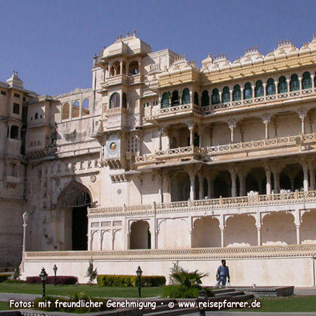 City Palace at Udaipur Foto:© www.reisepfarrer.de