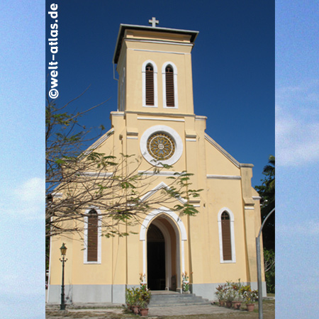 Kirche auf La Digue