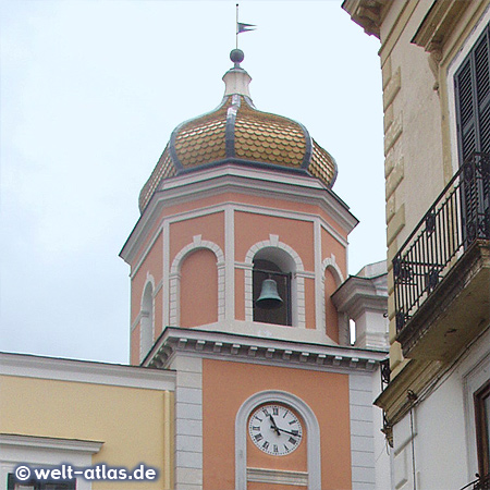 Tower of the Basilica Santa Maria di Loreto in Forio in Ischia