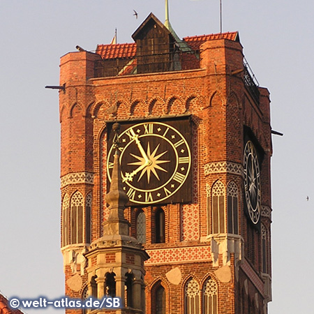 Turm des alten Rathauses in Torun