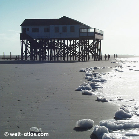 Beach, St. Peter-Ording, Eiderstedt, Schleswig-Holstein