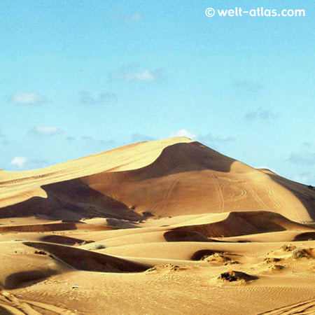 In the desert of Dubai, UAE