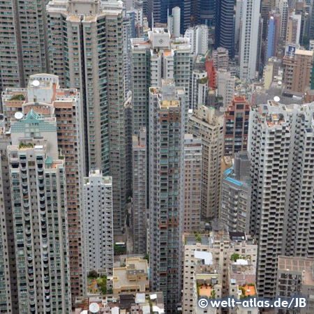 Hong Kong's skyscraper canyons