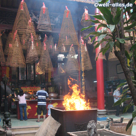 Thien Hau Pagoda in Ho Chi Minh City, Vietnam