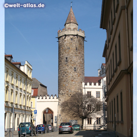 Wendischer Turm, Teil der mittelalterlichen Stadtbefestigung in Bautzen