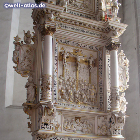 Altar inside Cathedral St. Petri, Bautzen