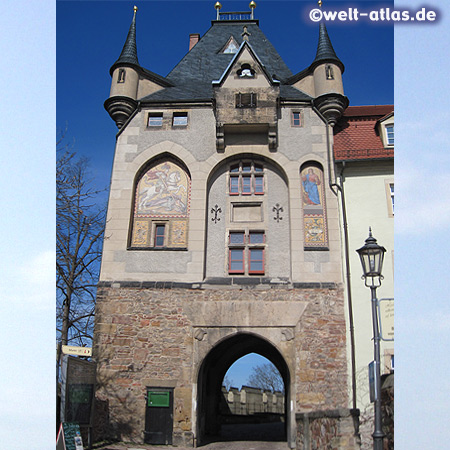 Gate to Albrechtsburg, Meißen, Saxony