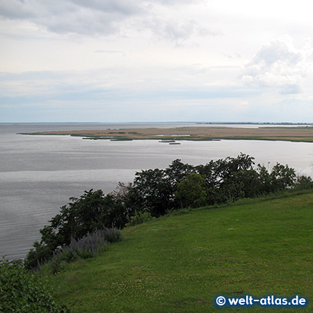 Blick von Lebbin (Lubin) auf das Stettiner Haff, Wolliner Nationalpark