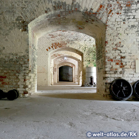 Fort Zachodni Kasematten, Swinoujscie, PolenAnlage aus dem 19ten Jahrhundert