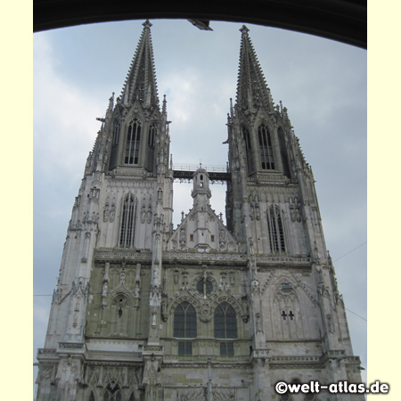 The Regensburg Cathedral, landmark of the city