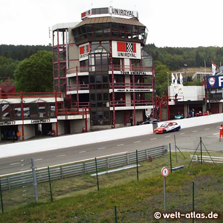 Circuit de Spa-Francorchamps, Formel 1 Rennstrecke in den Ardennen in Belgien 