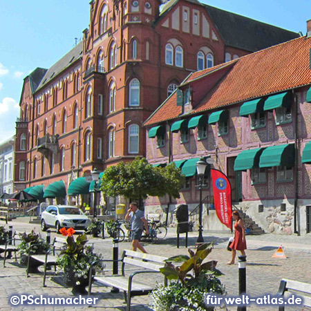 Market square (Stortorget)of Ystad, Sweden
