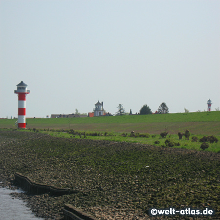 three lighthouses, Luehe
