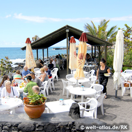 Kiosk of the 7 islands,  Restaurant on La Palma, Canary islands