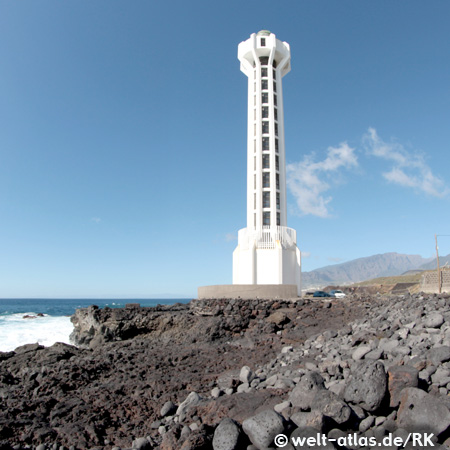 Faro Punta Lava lighthouse, La Palma, Canary islands