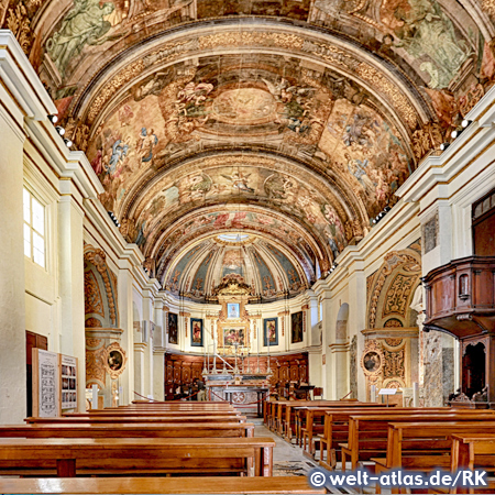 Kirchenschiff von our Lady of Victory, Valetta