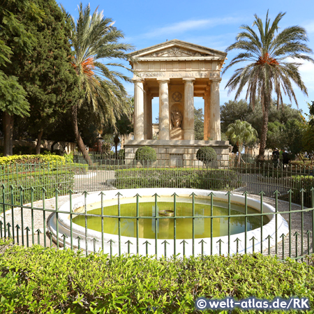 Alexander Ball Monument, lower Barraka Gardens, Valetta