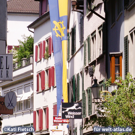 Facades of Oberdorfstrasse, Zurich