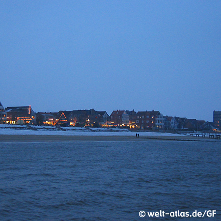 Dämmerung auf Föhr im Winter