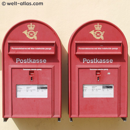 Post boxes in Tønder