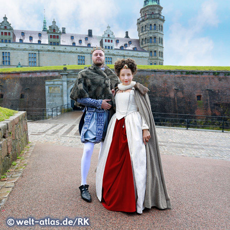 Hamlet Darsteller in Schloss Kronborg, Helsingør