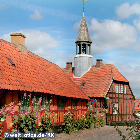 Alley in Ebeltoft,Jütland,  Danmark