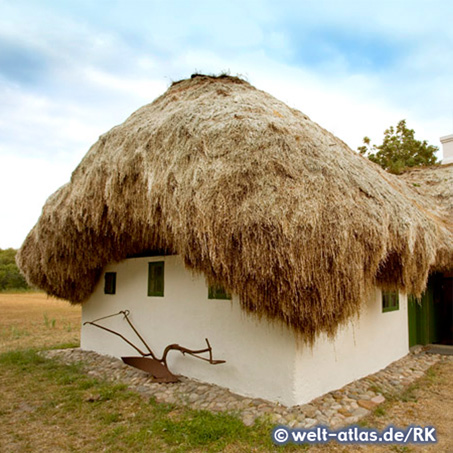 Seetanghaus Insel laesoe, Dänemark