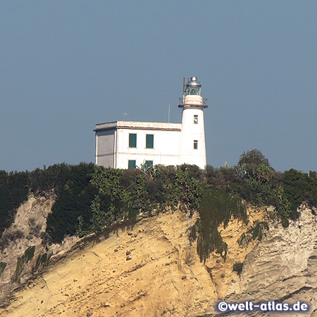 Leuchtturm am Capo Miseno im Golf von Neapel, Italien,Position: 40°47'N  14°05'E