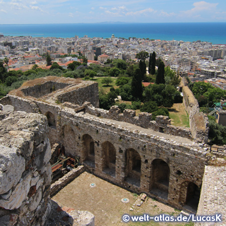 View of Patras from the fortress