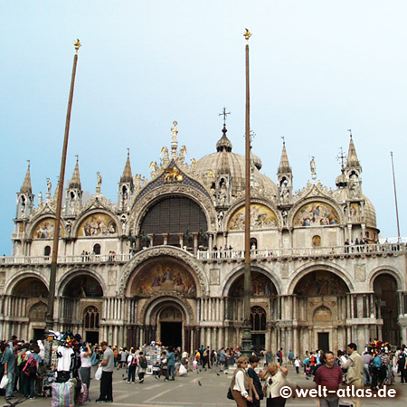 Markusdom und Markusplatz in Venedig