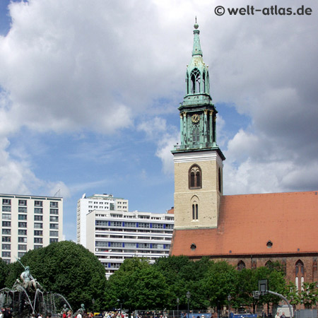 St.-Marien-Kirche und Neptunbrunnen, Berlin