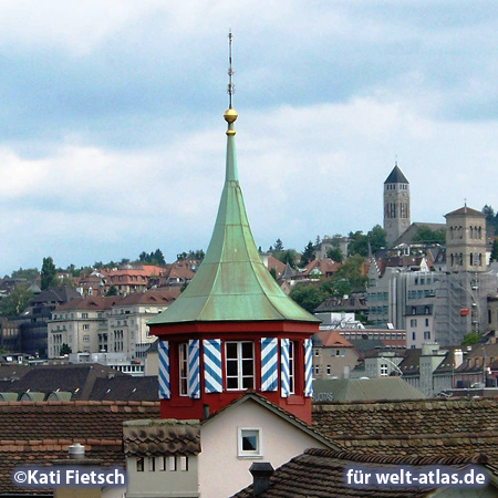 Hübsches Türmchen im Altstadtviertel Schipfe