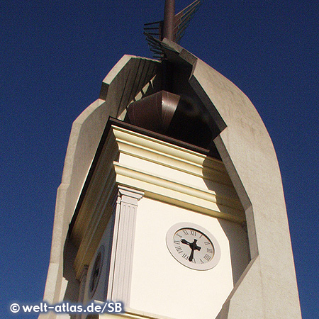 Clock tower, Eger, Architect Imre Makovecz, Northern Hungary