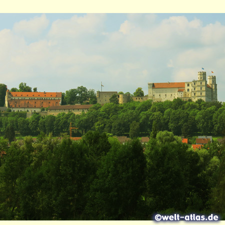 Die Willibaldsburg von Eichstätt im Zentrum des Altmühltals in Oberbayern