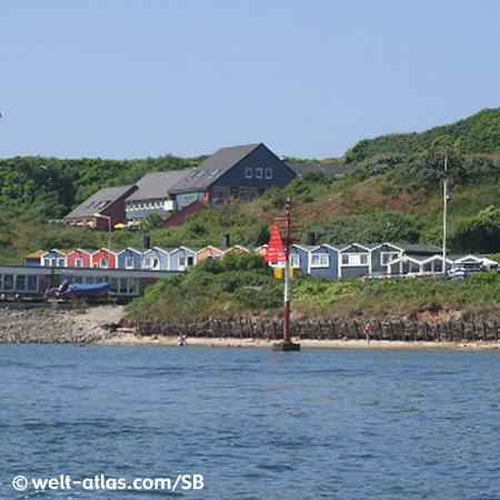 Die Hummerbuden auf der Insel Helgoland