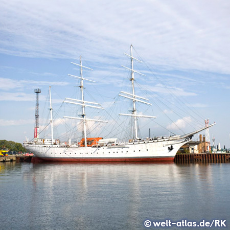 Gorch Fock I, Stralsund, DeutschlandEhemaliges Segelschulschiff, erbaut 1933