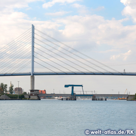Strelasund bridges, Stralsund, Germany Baltic Sea