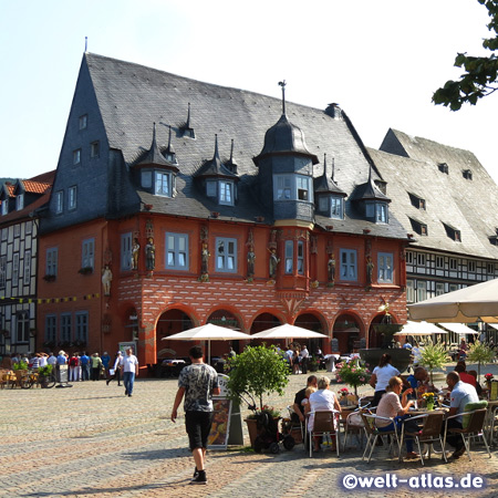 Kaiserworth, historisches Gildehaus am Marktplatz in Goslar, heute Hotel