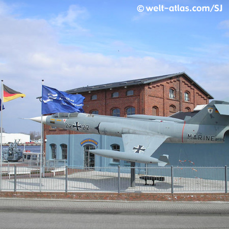 Marine Kampfjet im Marine Museum Wilhelmshaven