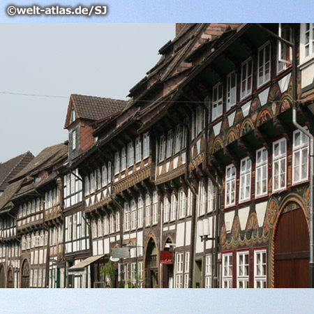 beautiful half-timbered houses at Einbeck